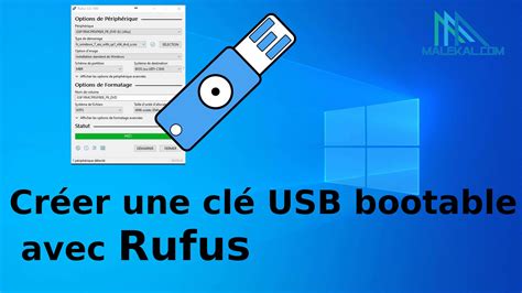 Cr Er Une Cl Usb Bootable Avec Rufus Malekal