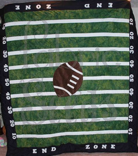 Fabric Seeds: Football Quilt