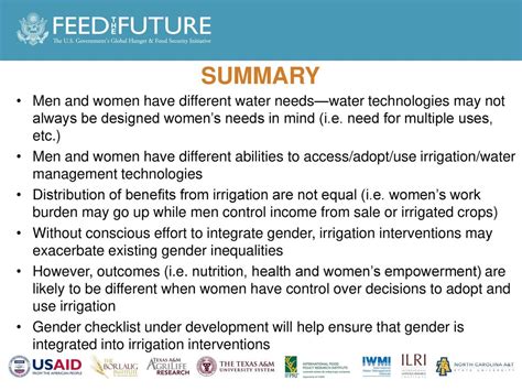 Irrigation Gender And Nutrition Linkages Tapping Irrigations