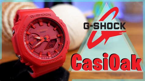 G SHOCK CasiOak Red GA2100 4A Full Watch Review YouTube