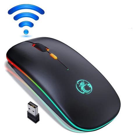 Led Wireless Mouse Rechargeable - Orbisify.com