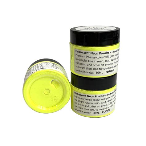 Fluorescent Powder Lemon Yellow — Harry And Wilma