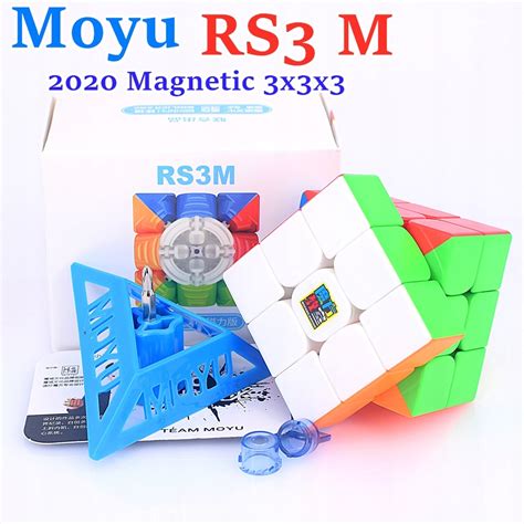 Moyu RS3M 2020 Magnetyczna 3x3x3 Magiczna Kostka 10669501221