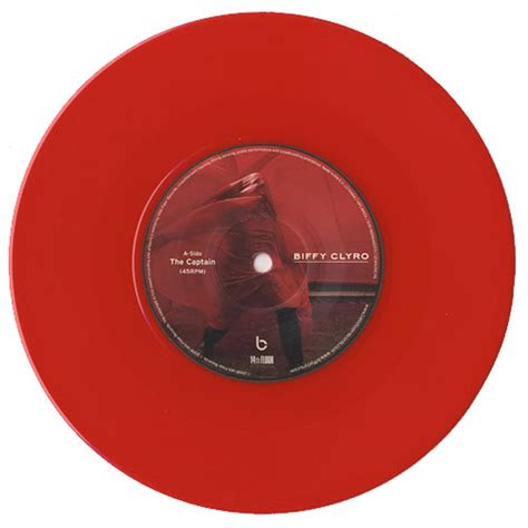 Biffy Clyro The Captain Red Vinyl Uk 7 Vinyl —