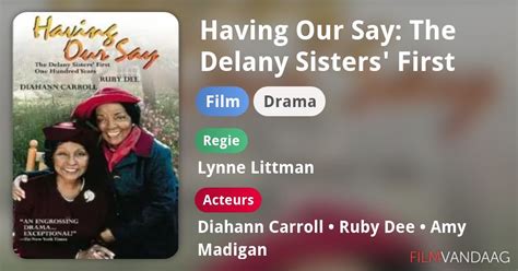 Having Our Say The Delany Sisters First 100 Years Film 1999 Kopen