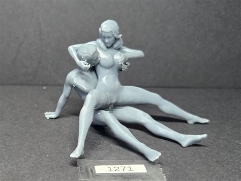 1271超精密アダルトフィギュア sex on the floor S 1 208K光造形プリント品 シタデルカラーの練習用