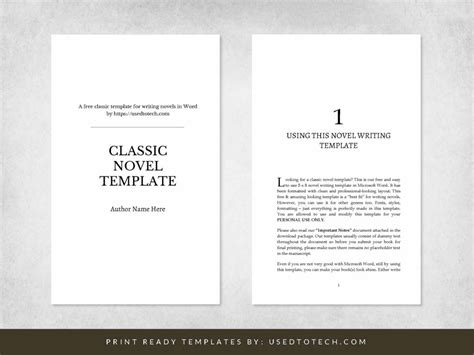 Free Editable Book Templates In Word Used To Tech