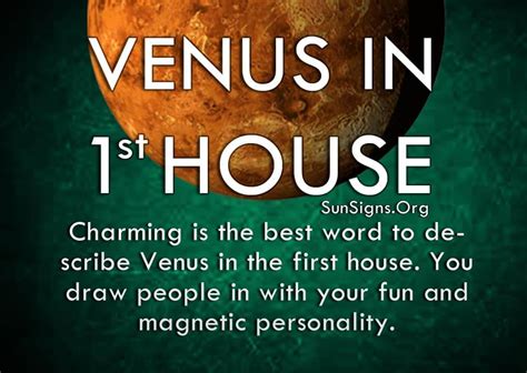 Venus In 1st House Meaning Funny And Harmonius SunSigns Org