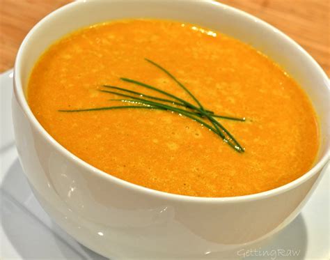 Getting Raw Thai Carrot Soup