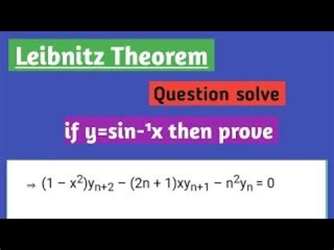 Higher Order Derivatives Leibnitztheorem Successive Differentiation