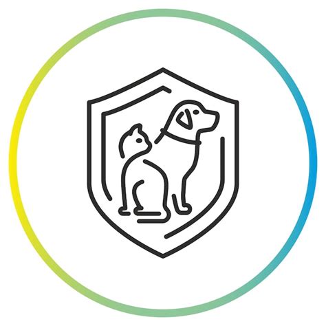 Premium Vector Pet Protection Icon