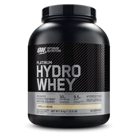 Protéines Optimum nutrition Platinum HydroWhey Vanille Vanille Pot