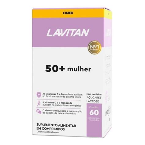 Comprar Lavitan 50 Mais Mulher 60 Comprimidos Cimed