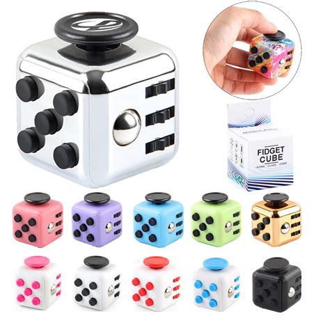 Fidget Cube Stress Anxiety Pressure Relieving Toy For Adult Promo