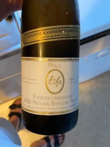 Spindler Lindenhof Forster Ungeheuer Riesling Spätlese Trocken Vivino US