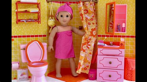 Opening American Girl Doll Julies Bathroom And Vanity Set New Review