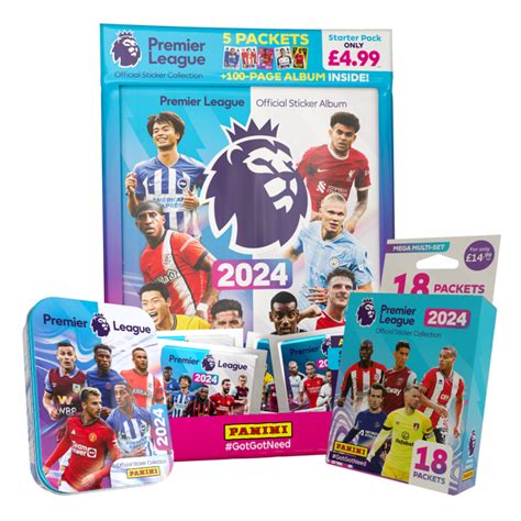 Panini Premier League Official Sticker Collection 2024 Starter Pack