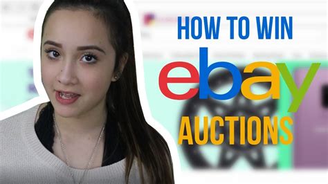 HOW TO WIN EBAY AUCTIONS YouTube