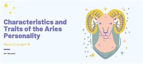 Characteristics And Traits Of The Aries Personality Mr Izo