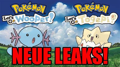 Neue Leaks Zum Neuen Pok Mon Lets Go Felino Und Togepi Youtube