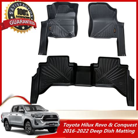 Deep Dish Matting D Full Extended For Toyota Hilux Revo And Conquest