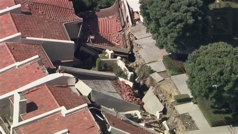 Helicopter Footage Shows Landslide Devastation In Southern California