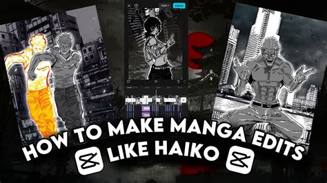 How To Make Manga Edit Like Mystic Haiko Tutorial In Capcut Hakari Jjk Manga Edit Mangaedit