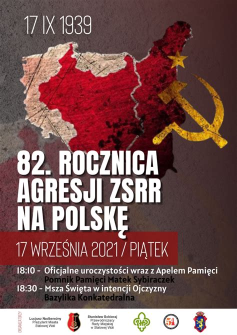 Zaproszenie na obchody 82 rocznicy agresji ZSRR na Polskę Publiczna