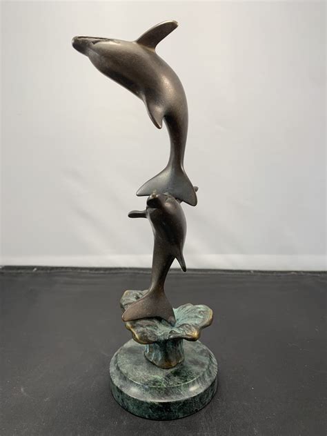 Brass Dolphin Sculpture | Picker Place