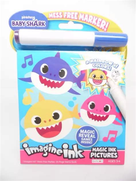 PINKFONG BÉBÉ REQUIN imagine encre désordre marqueur magique gratuit