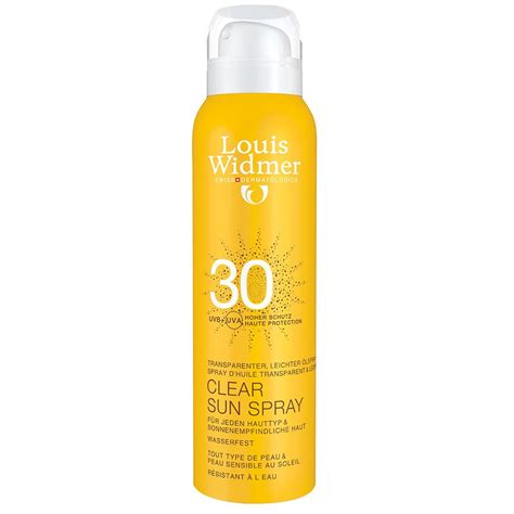 Louis Widmer Clear Sun Spray Unparf Miert Ml Shop Apotheke