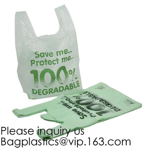 Kitchen Handle Tie Trash Bagsrecyclable Plastic Shopping Bags With