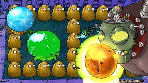 Plants Vs Zombies Hak Gatling Pea Winter Melon And Team Shroom