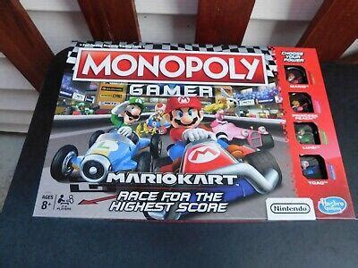 Monopoly Gamer Mario Kart Board Game Complete