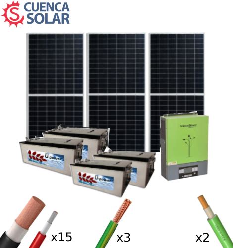 Kits Solares Vivienda Aislada Kits solares con Baterías Mejores Precios