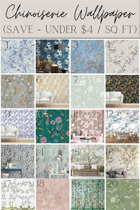 Chinoiserie Wallpaper For All Budgets Splurge Vs Save DESIGN IT