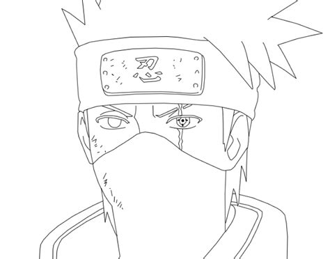 Lineart Kakashi Hatake By Brianedition On Deviantart