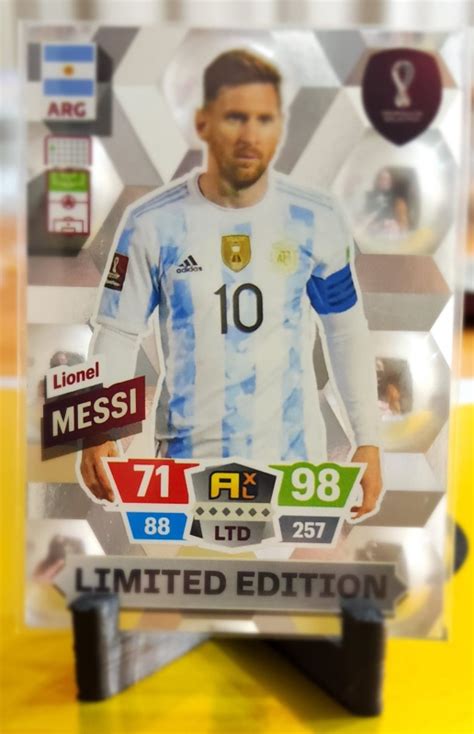 Carta Limited Edition Adrenalyn Qatar Lionel Messi Avisos En