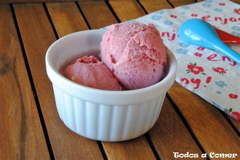 Helado De Cerezas Receta Sin Heladera Todos A Comer