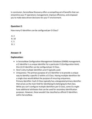 ServiceNow CIS Discovery Exam Dumps 2024 PDF