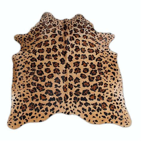 Cheetah Print Cowhide Rug Cow Hide Rug Leopard Print Cowhide Rug Rugs