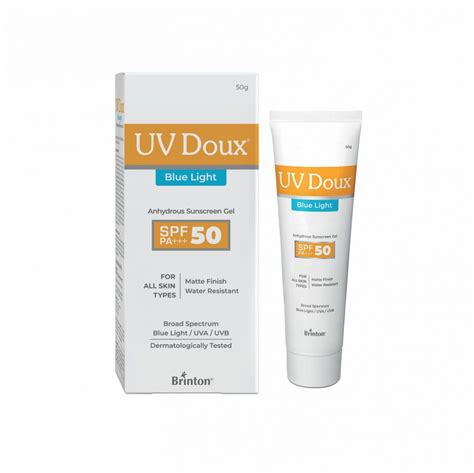 Buy Brinton UV Doux Blue Light Sunscreen Protection Gel For Skin Care