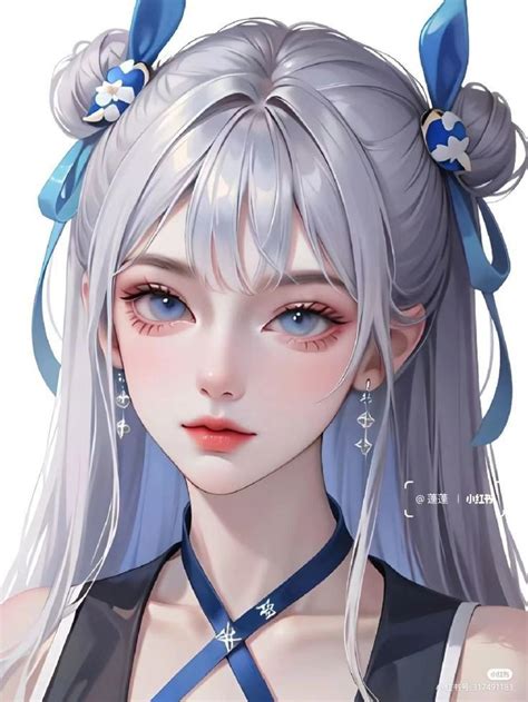 Pin Oleh Pei Sze Di Digital Art Gambar Gadis Kartun Gambar Gambar Anime