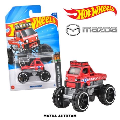 โมเดลรถเหลก Hot Wheels รน MAZDA AUTOZAM ลขสทธแท ของเลน ของสะสม BBF C
