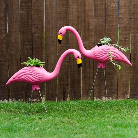 Pink Flamingo Planters Easy Outdoor DIY Projects My Colortopia