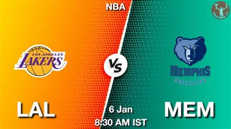 Lal Vs Mem Dream Prediction Team Live Nba Jan