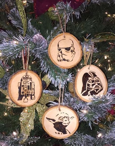 Wood Burned Star Wars Christmas Ornaments By CirclePTradingCo On Etsy