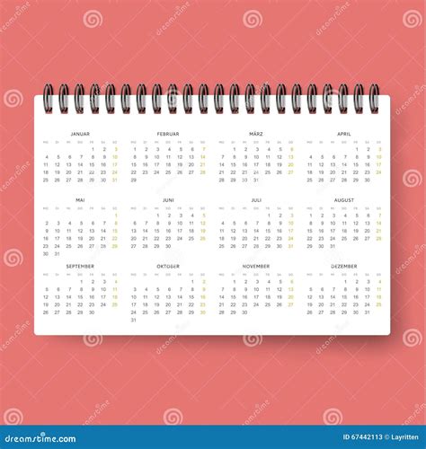 Realistic Calendar Calendar Template In Dutch 2016 Ready Calendars