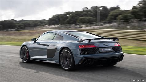 2019 Audi R8 V10 Coupe (Color: Kemora Gray Metallic) - Rear Three ...