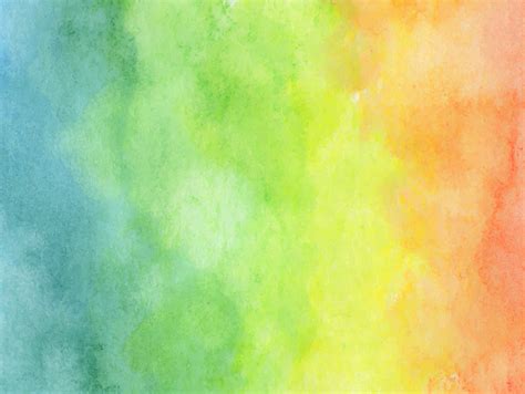 Colorful Rainbow Watercolor Background Abstract Texture